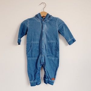 NWOT 7 For All Mankind One-piece Hoodie 3-6 months